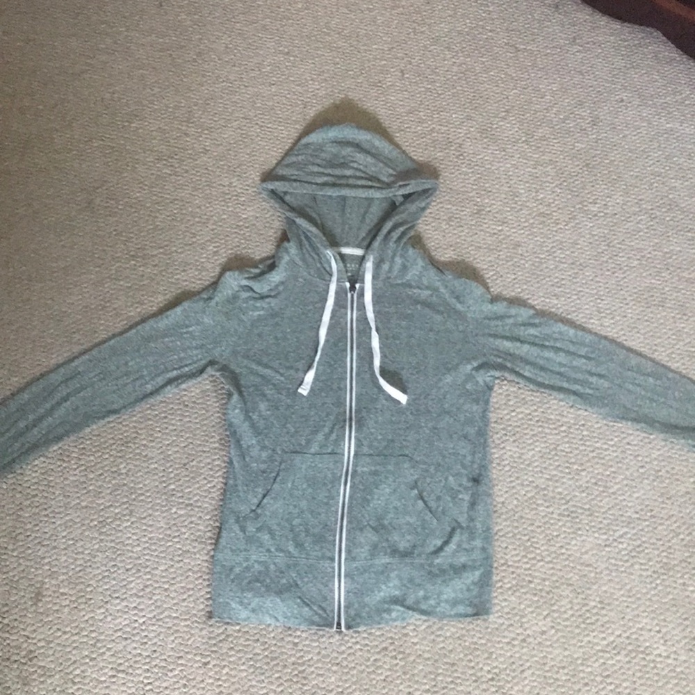 Lightweight full-zip hoodie